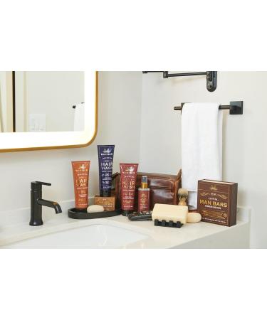 San Francisco Soap Company MAN BAR Cologne Mist Midnight Amber - Long Lasting - Created with the Man in Mind - 6 fl oz - Buy Online on GoSupps.com