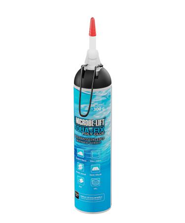 Microbe lift Aqua -Fix - 300 g - versatile underwater glue for rock glass and more.Ideal for aquariums safe use with automatic cartridge.300g single