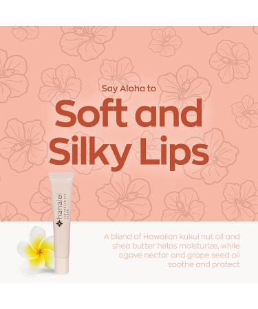 Hanalei Lip Treatment with Kukui Oil, Shea Butter, Grapeseed Oil - Cruelty-Free & Paraben-Free Lip Balm Made in USA - Clear, Full Size - 0.53oz - Buy Online on GoSupps.com