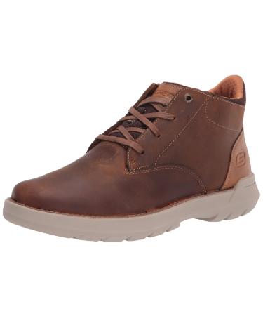Skechers Men's Doveno-molens Lace Up Boot Hiking 11 Dark Brown