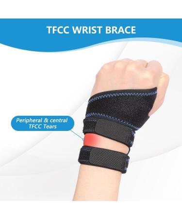 Adjustable Wrist Brace for TFCC Tears - Support for Triangular Fibrocartilage Injury | One Size Fits Most - Left Hand & Wrist - Buy Online on GoSupps.com