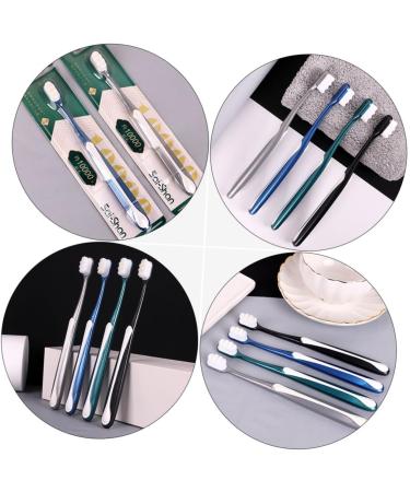 Minkissy 4-Piece Soft Toothbrush Set - Premium Household Brushes for Adults - Ideal for Makeup and Care Accessories - Gentle Coal Cleaning for Pregnant Women - Buy Online on GoSupps.com