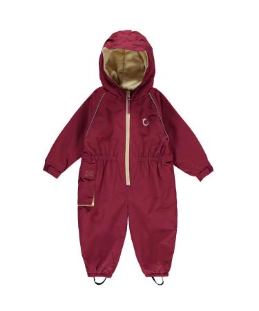 Hippychick Waterproof All In One Shell Rainsuit Splashsuit Snowsuit for Kids Essential Outdoor Clothing For Children 18-24 Months Purple