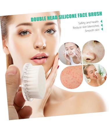 DOITOOL Cleansing Brush Facial Brush Manual Cleaning Brush Electric Facial Cleaner Face Scrubber Multifunctional Cleaning Brush Pore White Makeup Remover Brush Pp - Buy Online on GoSupps.com