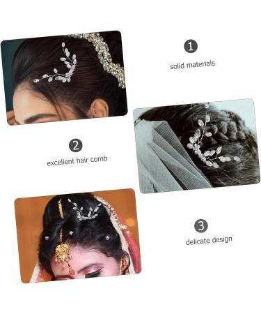 minkissy Small Side Comb Wedding Hair Accessories Tiara Wedding Hair Comb Hair Accessories for Wedding Bridal Hair Side Comb Bride Rhinestones Zinc Alloy Little Plum Blossom - Buy Online on GoSupps.com