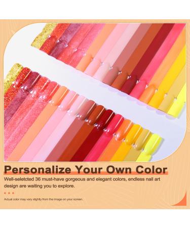 Lavender Violets 20PCS Dip Powder Nail Kit - Autumn Harvest Nail Dipping Powder Set with Diamond Glitter - French Manicure Nail Art Set - Buy Online on GoSupps.com