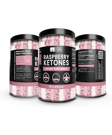 Pure Original Raspberry Ketone | 730 Capsules | No Fillers | Lab Verified | 730 Count - Buy Online on GoSupps.com