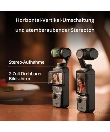 Buy DJI Osmo Pocket 3 - 4K Vlogging Camera with 1-Inch CMOS 3-Axis Stabilization & Fast Focusing | Perfect for YouTube & Photography - Buy Online on GoSupps.com