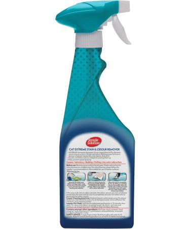 Buy Simple Solution Extreme Cat Stain & Odour Remover - 500ml (4 Pack) | Enzymatic Cleaner with 3X Pro Bacteria Cleaning Power | International Shipping Available - Buy Online on GoSupps.com
