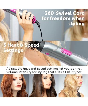 Carmen C81071 Neon 4-in-1 Hot Air Styler | Keratin Protech | 1000W | Graphite & Pink - Buy Online on GoSupps.com