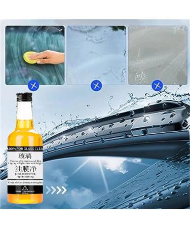 200ml Oil Film Remover for Glass Car Windshield Cleaner Automotive Glass Oil Film Cleaner Car Glass Oil Film Stain Removal Cleaner Quickly and Easily Restore Glass Clarity (2 Pcs) - Buy Online on GoSupps.com