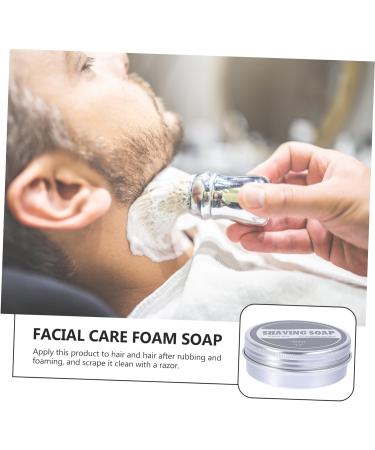 LALADEFIEE 1pc Shaving Soap Men Shaving Cream Men Facial Soap Moisturising Face Wash Aluminum Material 1 g (Pack of 1) Green - Buy Online on GoSupps.com