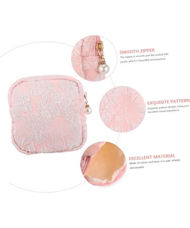 Lurrose Women s Storage Bag for Tampons & Hygiene Products - Cotton Baby Pink 11x11x3cm - Perfect for Menstruation & Travel - Buy Online on GoSupps.com