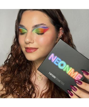 Shop Neonme Eyeshadow Palette | 18 Fluorescent Colors for Vibrant Eye Makeup - Glitter Matte & Shimmer - Buy Online on GoSupps.com