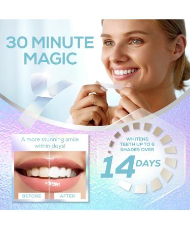 Venus Visage Teeth Whitening Strips 28 Strips (14 Pack) - 20–30 minutes Professional Effects + Bonus Shade Guide Teeth Whitening - Buy Online on GoSupps.com