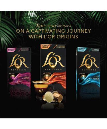 L'Or Espresso Caf India Intensit 10-10 Capsules en Aluminium Compatibles avec les Machines Nespresso-52 g - Buy Online on GoSupps.com