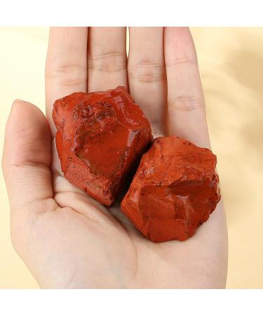XIANNVXI Red Jasper Crystal 1.77-2.17 Raw Healing Stone for Crystal Lovers - Natural Red Jasper Gemstone for Collection - Medium Size - Buy Online on GoSupps.com