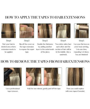 GOO GOO Double Sided Hair Extension Tape - Professional Grade Replacement Adhesive for Tape in Extensions (24pcs) - Buy Online on GoSupps.com
