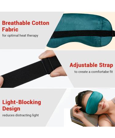 Heated Eye Pad - Electric Heated Eye Patch Comfortable Eye Pad | Temperature Control Eye Pad and Sleeping Accessories for Men Women green - Buy Online on GoSupps.com