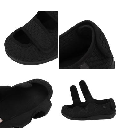 KXSM Swollen Feet Slippers for Edema Diabetic Comfort - Adjustable Orthopedic Sandals for Elderly - Anti-Slip, Breathable & Flexible - Brown, Size 34 - Buy Online on GoSupps.com