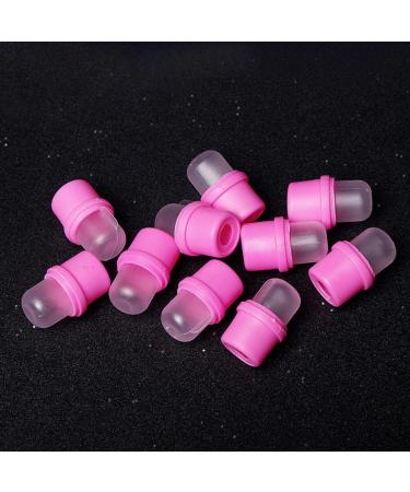 Lot De 20 Bouchons Dissolvants Pour Ongles Professionnels Taille Standard En Silicone Rose Accessoires Pratiques Pour Manucure Maison Et Salon De Nail Art - Buy Online on GoSupps.com