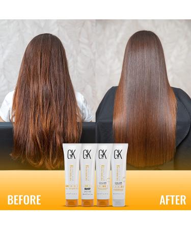 GK HAIR Global Keratin Smoothing Treatment - Professional Brazilian Complex | 3.4 Fl Oz/100ml - Buy Online on GoSupps.com