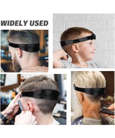 Jeffdad Collar Shaving Template & Hair Trimming Guide Adjustable Curved Silicone Straps for Men's DIY Home Haircuts - Soft & Portable - Black - Buy Online on GoSupps.com