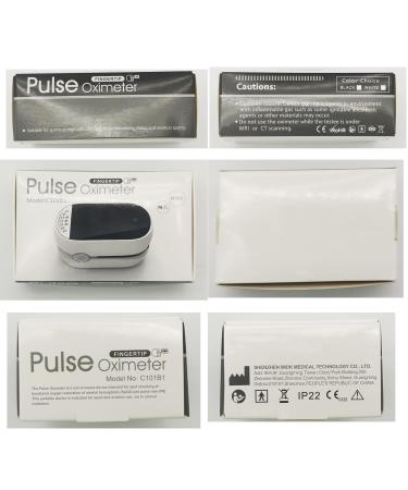 Buy High-Definition Fingertip Pulse Oximeter with Alarm | Fast & Accurate Oxygen Monitor - Includes Batteries & Lanyard - Buy Online on GoSupps.com