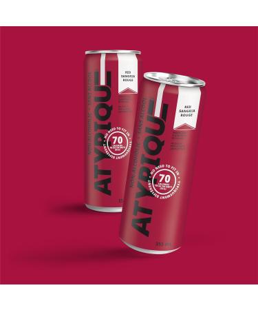 ATYPIQUE Non-Alcoholic Low Calories Cocktail Red Sangria 355 mL 12-Count Red Sangria 1 Count (Pack of 12) - Buy Online on GoSupps.com