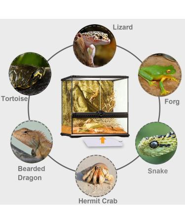 Aiicioo Reptile Heating Pad - Safe Heat Mat for Hermit Crabs, Snakes & Lizards - Buy Online on GoSupps.com