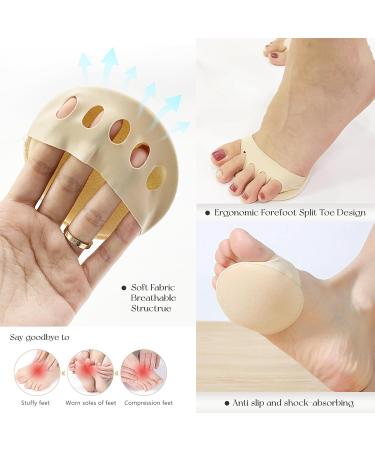 Daily Treasures Heel Pads & Foot Cushions - Reusable Anti-Slip Inserts for Shoes | Comfort for Men & Women | Blister Protection (Apricot & Black - Buy Online on GoSupps.com