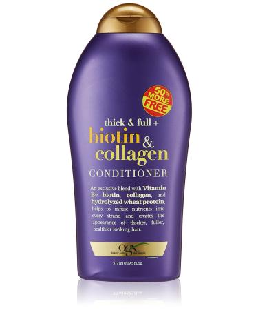 Organix Biotin and Collagen Conditioner Bonus 19.5 Ounce