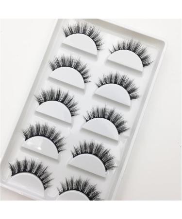UAMOU 16 Style 10/50 Boxes 3D Mink Lashes Natural Cross False Eyelashes Long Messy Makeup Eye Lashes Faux Cils Maquillaje Cheerfully (Color : 5Pairs H 16 Size : 100 Boxes 500Pairs) - Buy Online on GoSupps.com