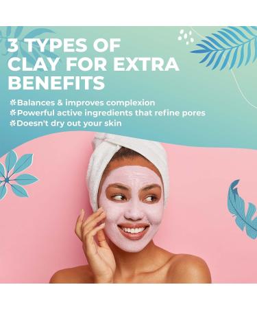 Vera Pink Healing Earth Mask with Aloe Vera & Hemp Seeds - Anti-Pimple Clay Mask for Healthy Skin | 100ml - Buy Online on GoSupps.com