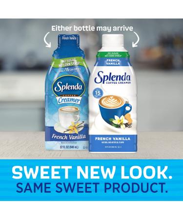 SPLENDA Sugar Free French Vanilla Coffee Creamer 32 Fl Oz - Low Calorie, Pack of 1 - Buy Online on GoSupps.com