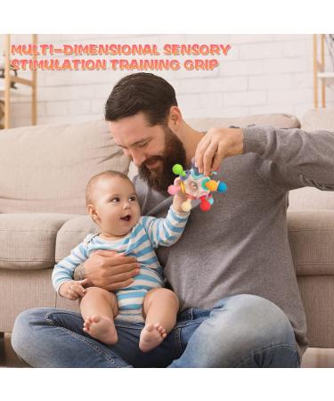 BPA-Free Baby Teething Toys for Babies 0-12 Months | Teething Relief Soft Chew Toy - Buy Online on GoSupps.com