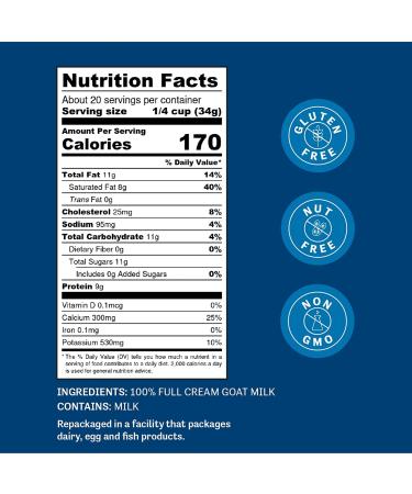 Judee's Goat Milk Powder 1.5 lb - Versatile for Smoothies, Baking, Travel - Non-GMO, Gluten-Free, Nut-Free - 1.5 Pound Pack - Buy Online on GoSupps.com