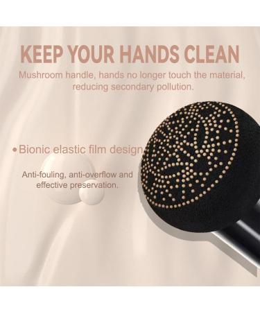 Mushroom Head Air Cushion BB Cream Moisturizing Concealer Air Cushion for Face Makeup - with Mushroom Makeup Sponges for Friends Family Women and Girls - Buy Online on GoSupps.com