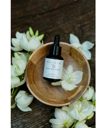 Colway Double C Glow Skin Drops 30 ml vitamin C serum for face and neck antiaging and rejuvenating facial care reduces wrinkles fine lines and aging - Buy Online on GoSupps.com