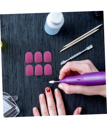 FRCOLOR Remover Caps Sand Cap sanding bits for Sanding Caps Foot File Remover ceramic bit Polisher Sand carbide bit Pedicure Tool set dedicated Manicure Grinding Head - Buy Online on GoSupps.com