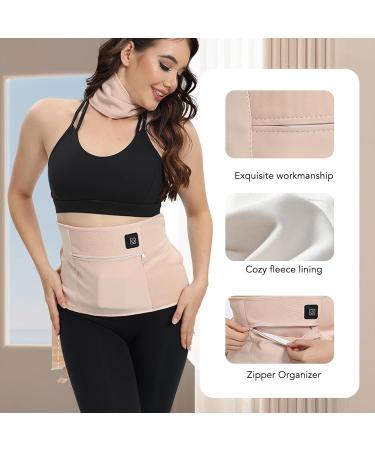 Reusable Leak-Proof Castor Oil Packing Wrap Set - 4 Heat-Proof Cotton Flannel Pads for Waist Neck & Legs - Buy Online on GoSupps.com