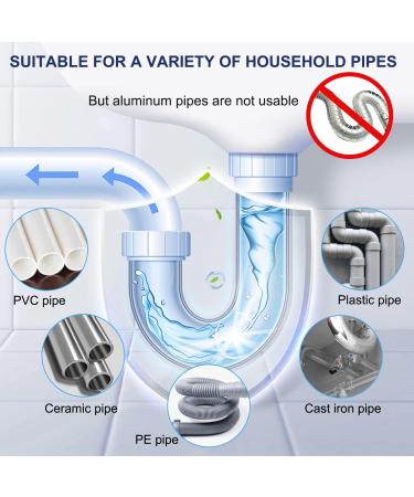 Toilet Pipeline Dredge Agent - Momeng Kitchen Sink Unblocker Powerful Pipe Foam Cleaner & Clog Remover | 500 ML Drain Dissolver - Buy Online on GoSupps.com
