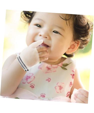 FRCOLOR 1 Pair Anti-eating Gloves Anti Scratching Gloves Stop Nail Biting Necessities Boy Finger Sucking Guard Newborn Thumb Sucking Glove Weaning Mittens Essentials Girl Nylon Baby White - Buy Online on GoSupps.com