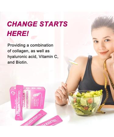 Laicuherb 14 Day Collagen Peptides Powder, Collagen for Women Promotes Skin, Hair, Nail Health, Collagen Powder, Collagen Hydrolyzed Collagen Powder, Non-GMO - Buy Online on GoSupps.com