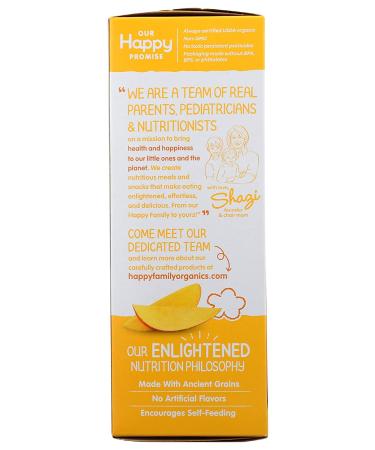 Happy Family Organics Mango & Pumpkin Teether Crackers - 12 Packs (0.14 oz each) | Organic Baby Snacks - Buy Online on GoSupps.com