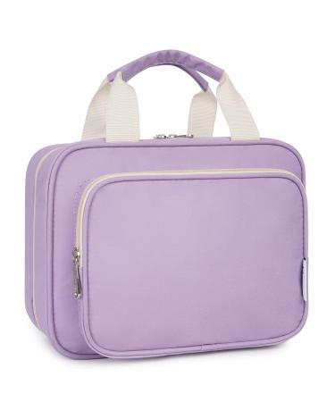 Large Hanging Toiletry Bag Travel Makeup Bag Cosmetic Organizer for Women and Girls (Purple (Medium)) Purple Medium