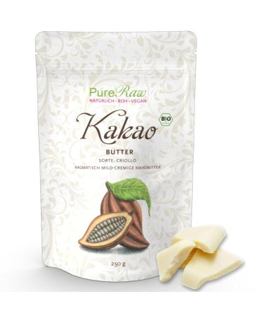 Cocoa butter organic for chocolate + cosmetics croollo (raw vegan) White chocolate without sugar - cocoa butter unaffected food quality - cocoa butter organic cacao white chocolate |Pureeraw 250g cocoa butter standard - Buy Online on GoSupps.com