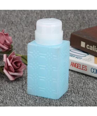 Nail Polish Remover Pump Bottle Portable Refillable Pump Dispenser Bottle Nail Art Polish Makeup Remover Lotion Container Cleaner Refillable Bottle(Blue) - Buy Online on GoSupps.com
