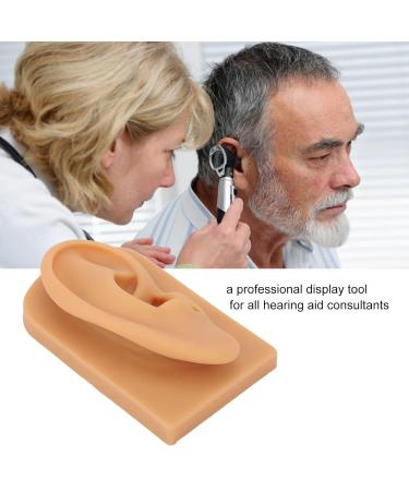 Soft Silicone Ear Model for Piercing Practice and Jewelry Display - Buy Online on GoSupps.com