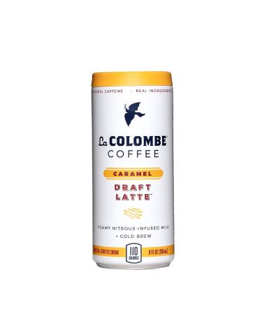 La Colombe Draft Latte Cold-Pressed Espresso and Frothed Milk + Real Caramel, Made With Real Ingredients, Grab And Go Coffee, 9 Fl Oz, Pack of 12